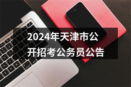 2024年天津市公开招考公务员公告 图片