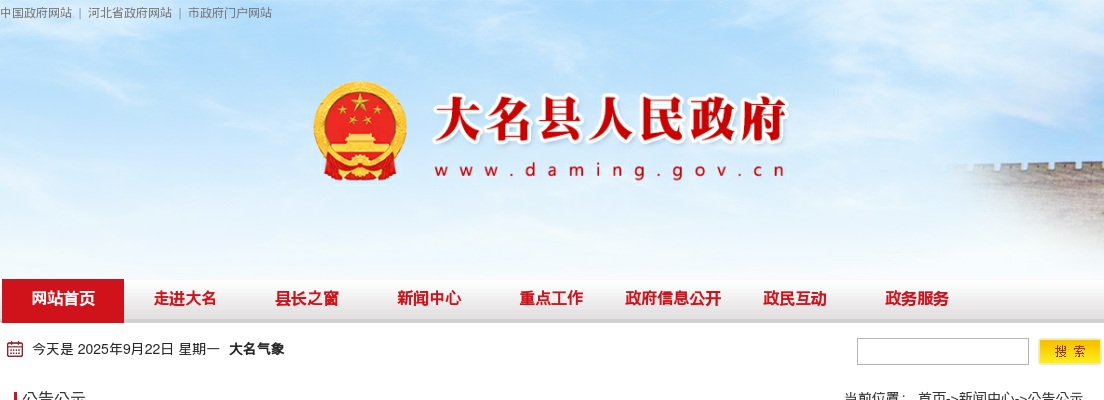 2022河北邯郸大名县投资促进服务中心公开选调工作人员10人公告 图片